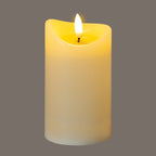 Luxe Collection Natural Glow 2.75x5 Cream Melted LED Candle - Candles - British D'sire