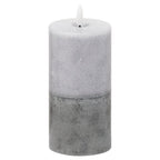 Luxe Collection Natural Glow 3x6 Stone LED Wax Candle - Candles - British D'sire