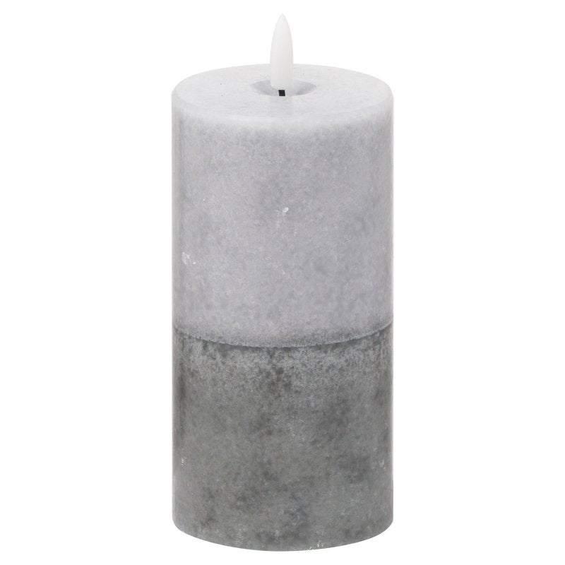 Luxe Collection Natural Glow 3x6 Stone LED Wax Candle - Candles - British D'sire