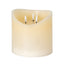 Luxe Collection Natural Glow 6x6 Cream Melted LED Candle - Candles - British D'sire
