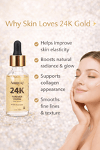 Luxurious 24K Gold Serum Targets Dark Circles, Uneven Skin Tone, and Fine Lines - 24K Gold Vitamin C Serum - British D'sire