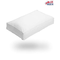 Luxury 100% Cotton Side Sleeper Box Edge Pillow - British D'sire