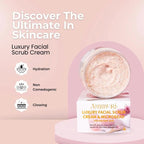 Luxury Retinal Facial Scrub Cream Diminishes fine lines, wrinkles, blemishes, and age spots - RETINOL Powerful FACIAL SCRUB CREAM - British D'sire