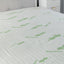 Luxury soft touch Bamboo organic waterproof mattress protector with extra deep 16” 40cm elasticated skirt - British D'sire