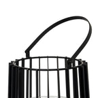 Lynk Large Lantern With Handle And Glass Candle Holder - Candle Holder - British D'sire