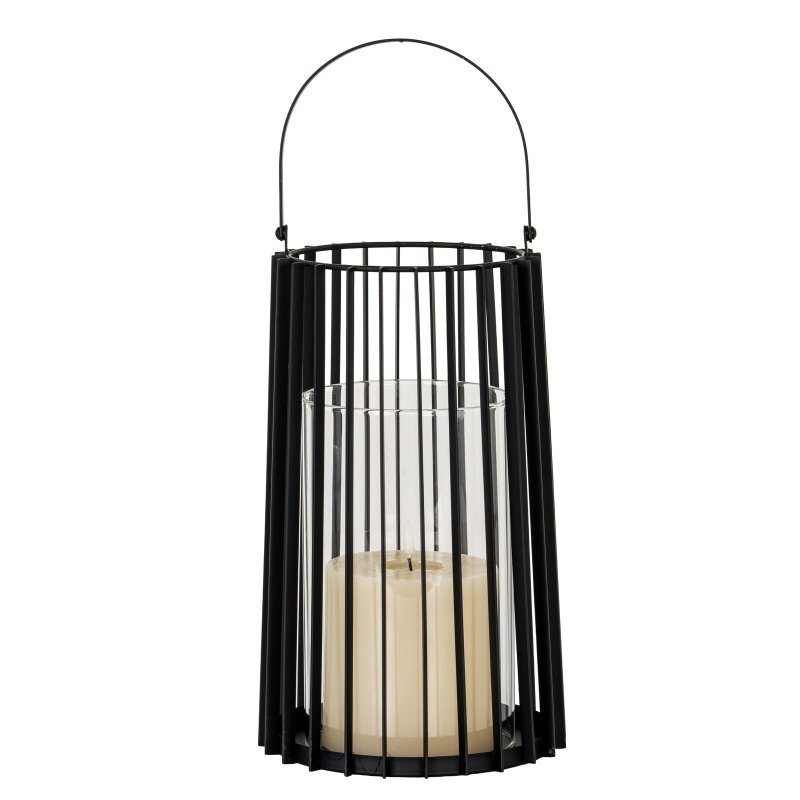 Lynk Large Lantern With Handle And Glass Candle Holder - Candle Holder - British D'sire