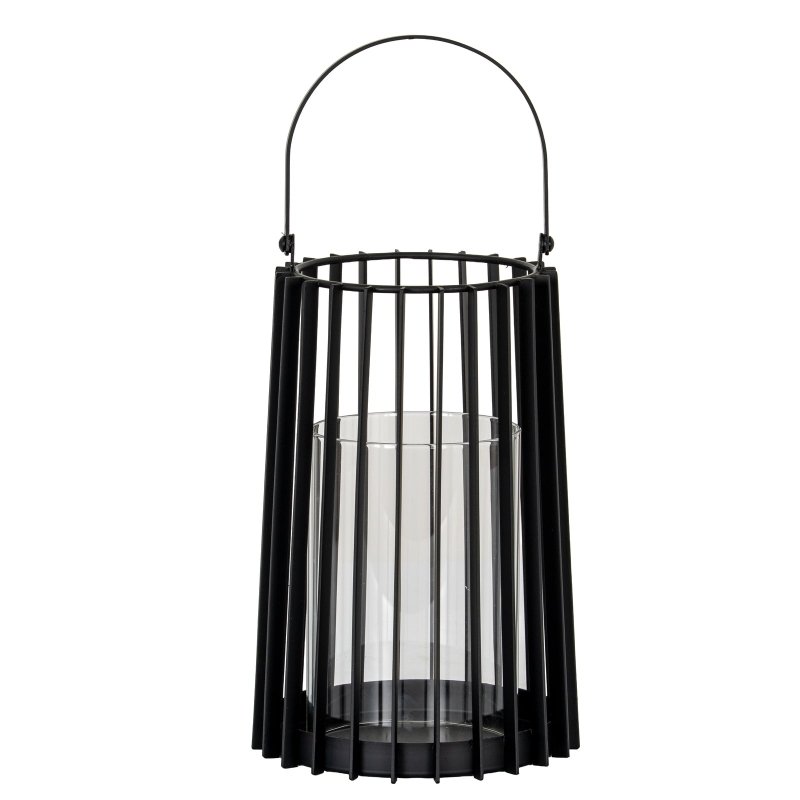 Lynk Medium Lantern With Handle And Glass Candle Holder - Candle Holder - British D'sire