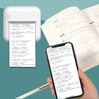 M2 Small Portable Wireless Thermal Photo Printer Student Error Question Label Printer(Black) - British D'sire