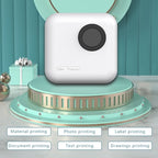 M2 Small Portable Wireless Thermal Photo Printer Student Error Question Label Printer(Blue) - British D'sire