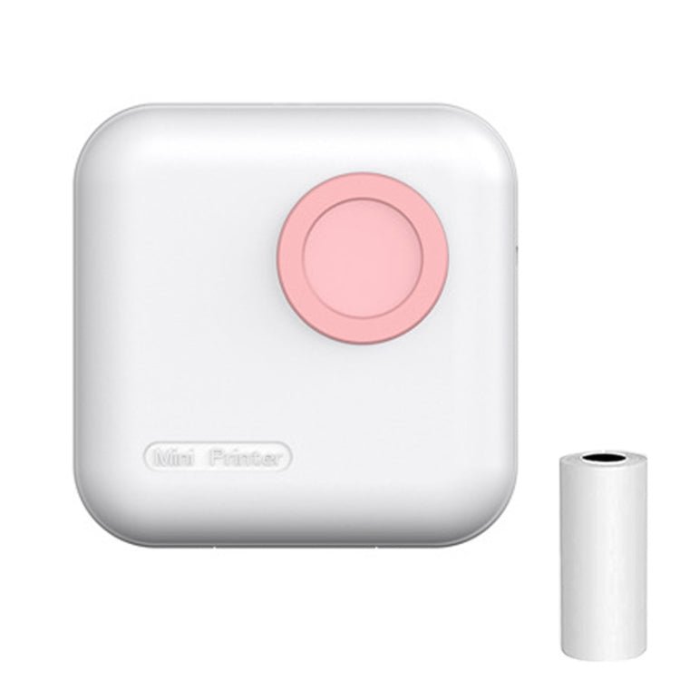 M2 Small Portable Wireless Thermal Photo Printer Student Error Question Label Printer(Pink) - British D'sire Main image