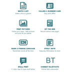 M5 Mini Cartoon Portable Bluetooth Printer Photo Thermal Printer(Blue) - British D'sire