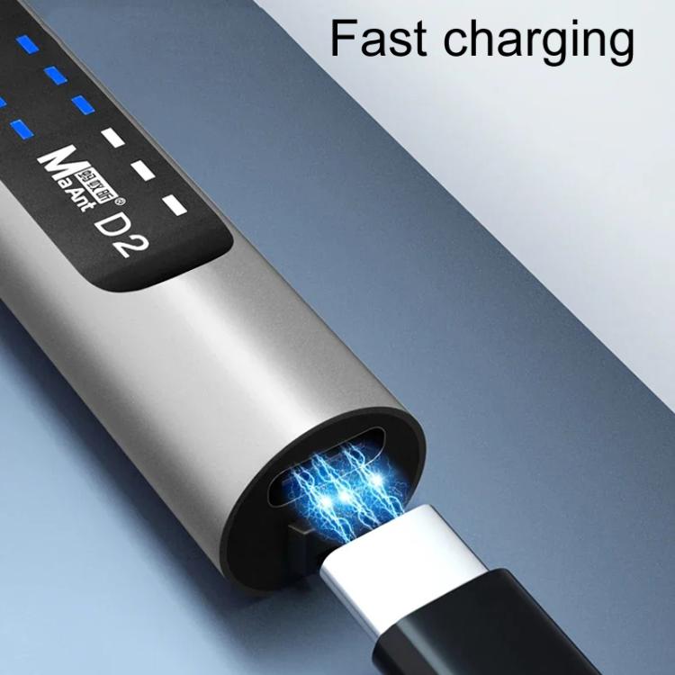 MaAnt D2 Rechargeable Speed Regulating Electric Grinding Pen Small Sanding Machine With 7 Sanding Heads - British D'sire