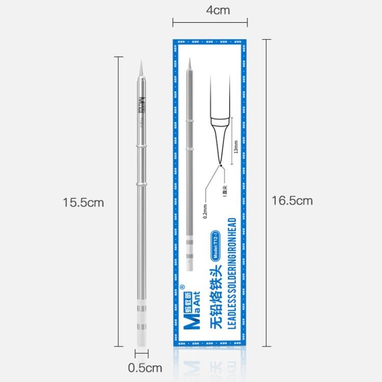 MaAnt T12 - SK Lead - Free Soldering Iron Tip - British D'sire