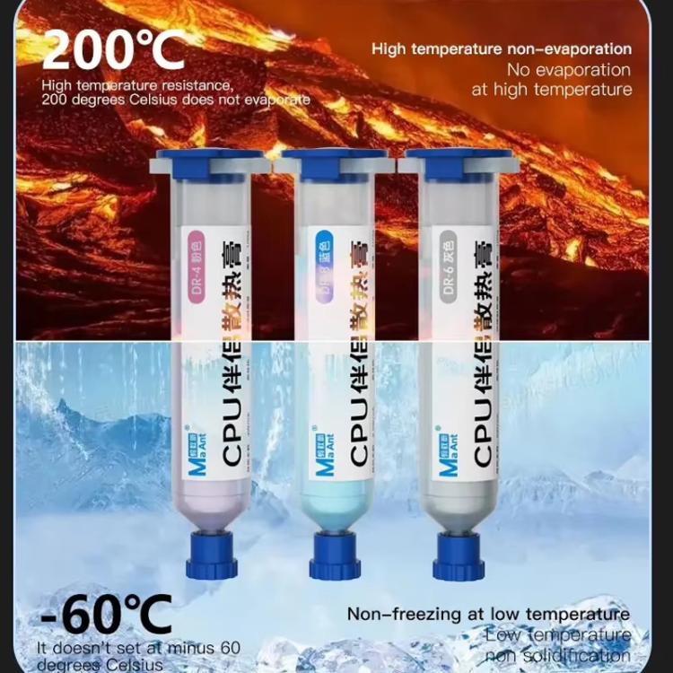 MaAnt Thermal Conductive Silicone Grease CPU Thermal Grease Computer Graphic Card Cooling Universal Thermal Conductive(Pink) - British D'sire