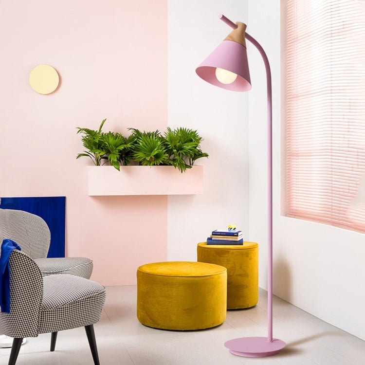 Macaron floor lamp vertical table lamp (Pink) - British D'sire Main image