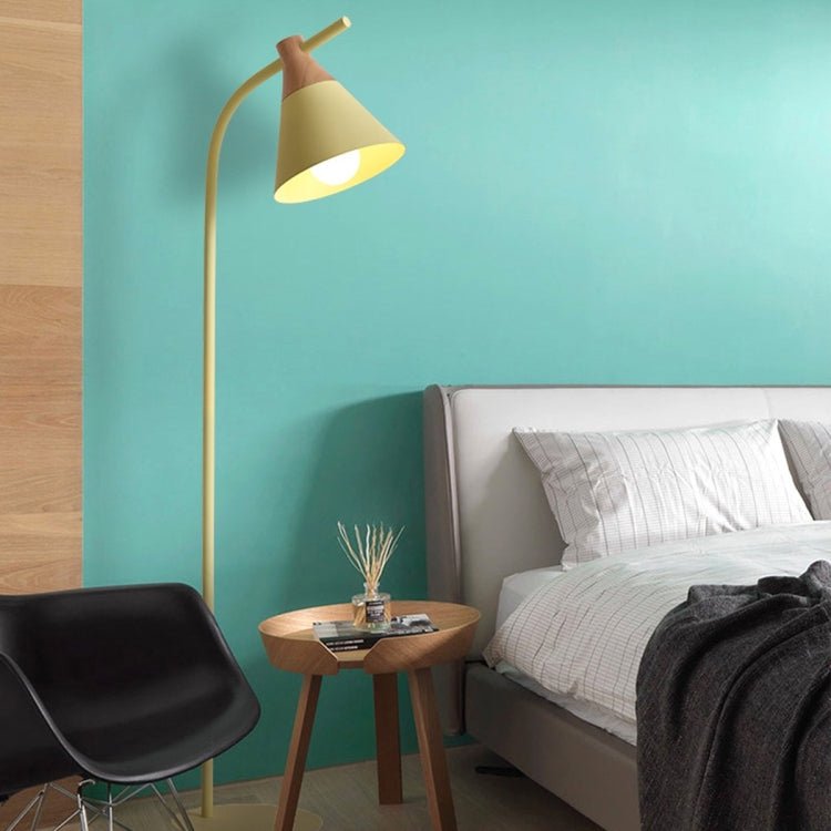 Macaron floor lamp vertical table lamp (Yellow) - British D'sire Main image