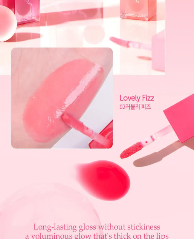 MACQUEEN - Dewy Over Lip Gloss - 6 Colors - Lip Gloss - British D'sire