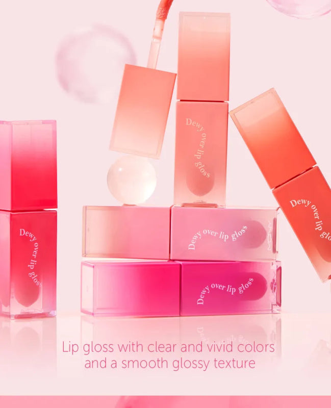 MACQUEEN - Dewy Over Lip Gloss - 6 Colors - Lip Gloss - British D'sire