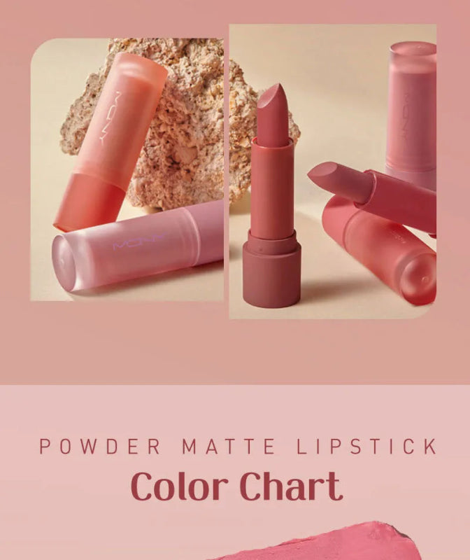 MACQUEEN - Powder Matte Lipstick - 6 Colors - Lipstick - British D'sire