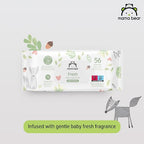Madam Wellness Amazon Brand – Mama Bear Fresh Lightly Fragranced Baby Wipes, 1008 Count (18 Packs of 56) | Hypoallergenic & Dermatologically Tested | Gentle Wipes for Sensitive Baby Skin | Infused with Soothing Ingredients for Everyday Hygiene - Baby Wipes - British D'sire