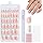 Madam Wellness DMQ French False Nails Kit – 120Pcs Short Square Press On Nails with Nail Glue | White Tip Full Cover Stick - On Fake Nails for Women | Easy French Nail Art & Manicure Decorations | Durable & Lightweight Design - French False Nails - British D'sire