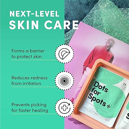 Madam Wellness Dots for Spots Acne Patches - Pack of 24 TranslucDots for Spots Acne Patches – Pack of 24 Hydrocolloid Pimple Patch Stickers for Face & Body | Fast - Acting Spot Treatment, Vegan & Cruelty Free Skin Care - Skincare - British D'sire