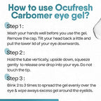 Madam Wellness Ocufresh CARBOMER 0.2% Lubricating Eye Gel – 3 x 10g Pack for Dry & Tired Eyes | Intensive Hydration & Moisturising Formula | Immediate Relief & Night - Time Care for Men & Women | Daily Eye Care Routine - Eye Gel - British D'sire