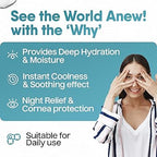 Madam Wellness Ocufresh CARBOMER 0.2% Lubricating Eye Gel – 3 x 10g Pack for Dry & Tired Eyes | Intensive Hydration & Moisturising Formula | Immediate Relief & Night - Time Care for Men & Women | Daily Eye Care Routine - Eye Gel - British D'sire