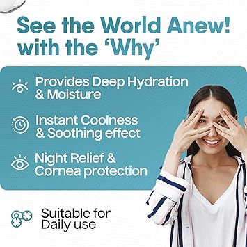 Madam Wellness Ocufresh CARBOMER 0.2% Lubricating Eye Gel – 3 x 10g Pack for Dry & Tired Eyes | Intensive Hydration & Moisturising Formula | Immediate Relief & Night - Time Care for Men & Women | Daily Eye Care Routine - Eye Gel - British D'sire