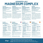 Magnesium Glycinate Complex 4 in 1 - 1866mg per serving | Precise 404mg Elemental Magnesium dose | Added Magnesium Glycinate, Citrate, Malate & Taurate | 90 Vegan Capsules - by Prowise - Capsules - British D'sire