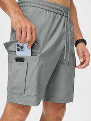 Maia Men’s Casual Summer Running Shorts – Athletic Cargo Shorts with Pockets | Lightweight Gym Sweat Shorts for Workouts & Outdoor Activities | Comfortable Fit for Active Lifestyles - Shorts - British D'sire