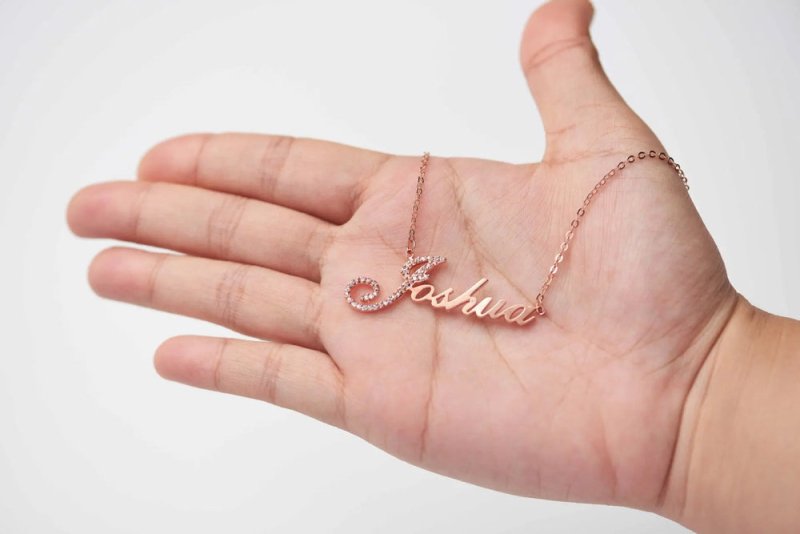 Maiden Art - Custom Diamond Necklace – 18k Gold, Silver, or Rose Gold | 925 Silver Pendant-14-24 Inches– A Timeless, Thoughtful Gift for Loved Ones - necklace - British D'sire
