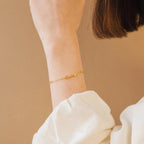Maiden Art - Custom Name Bracelet:18k Gold, Silver, or Rose Gold Bracelet (5-9.5 inches)– Customizable with Name or Message, Perfect Gift for Loved Ones & Yourself - Bracelets - British D'sire