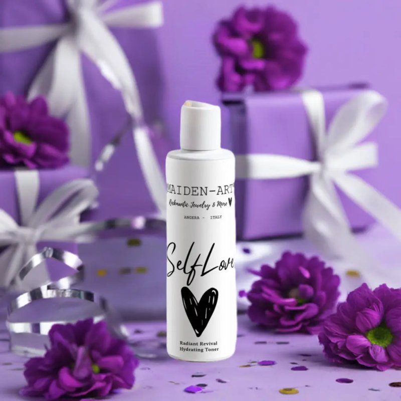 Maiden Art - Hydrating Toner -Radiant Revival-Rose Water & Hyaluronic Acid-Balances pH, Reduces Dryness-Fragrance & Gluten-Free -All-Natural Ingredients-For All Skin Types - Hydrating Toner - British D'sire