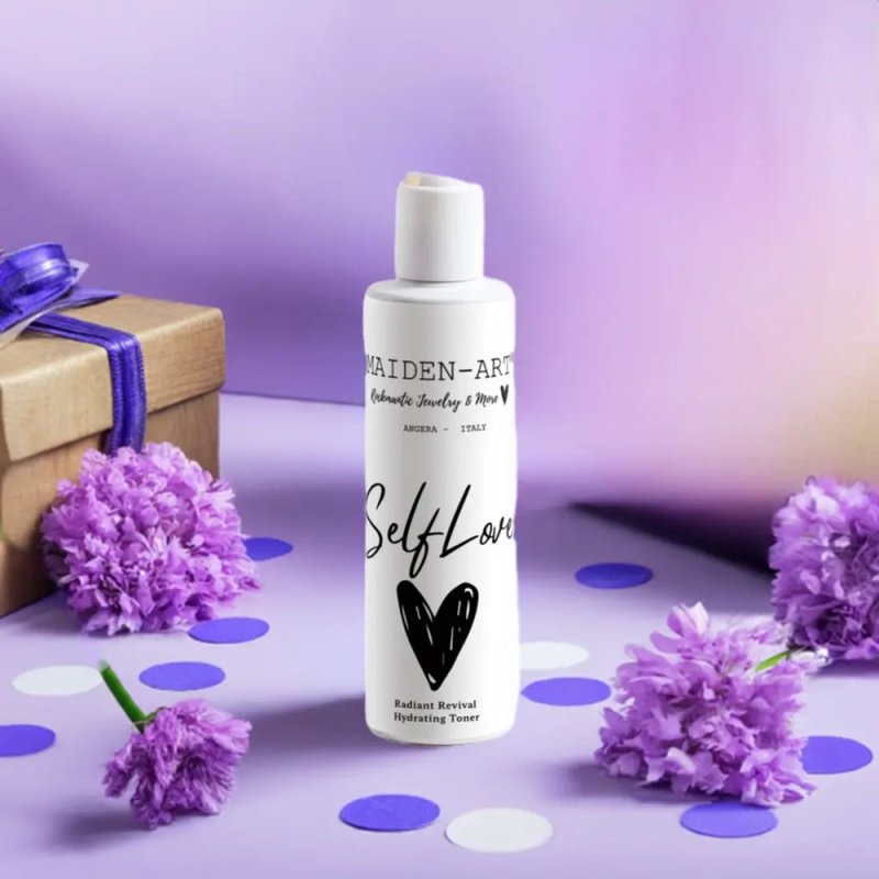 Maiden Art - Hydrating Toner -Radiant Revival-Rose Water & Hyaluronic Acid-Balances pH, Reduces Dryness-Fragrance & Gluten-Free -All-Natural Ingredients-For All Skin Types - Hydrating Toner - British D'sire