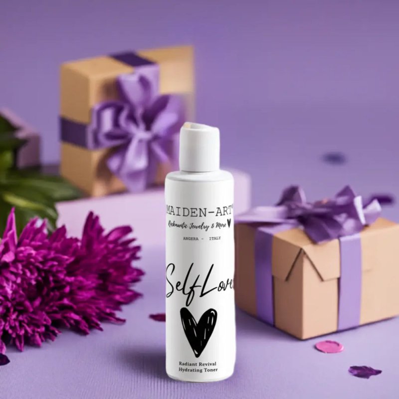 Maiden Art - Hydrating Toner -Radiant Revival-Rose Water & Hyaluronic Acid-Balances pH, Reduces Dryness-Fragrance & Gluten-Free -All-Natural Ingredients-For All Skin Types - Hydrating Toner - British D'sire