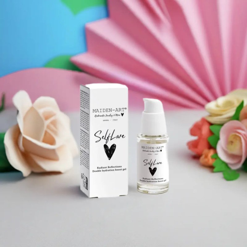 Maiden Art - Hydration Boost: Radiant Reflections - 30ml - Double Hydration-Boost Gel - Enriched with Hyaluronic Acid, Aloe Juice, White Tea, and Sage- All skin types- For daily skincare routine! - Double Hydration Boost Gel - British D'sire