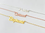 Maiden Art - Personalized Name Necklace | 18k gold, silver, rose gold - customizable lengths (14-24 inches)-Perfect Gift for a timeless memory, and style, for any special occasion - Necklace - British D'sire