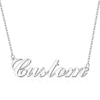 Maiden Art - Personalized Name Necklace | 18k gold, silver, rose gold - customizable lengths (14-24 inches)-Perfect Gift for a timeless memory, and style, for any special occasion - Necklace - British D'sire
