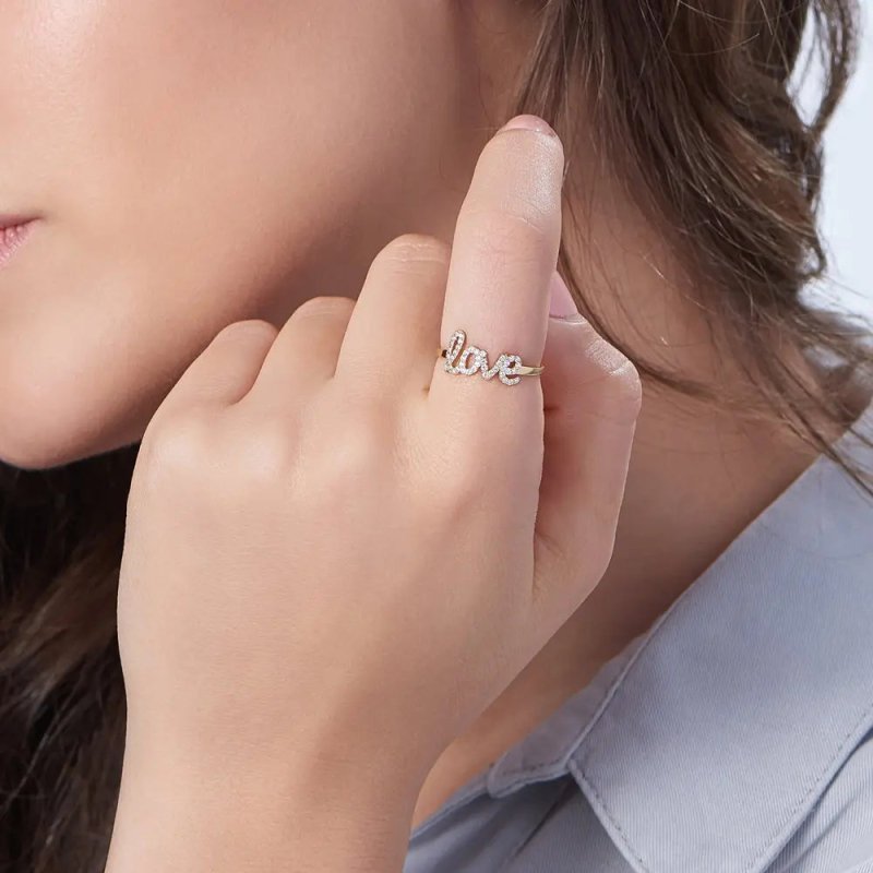 Maiden Art - Personalized Swarovski Stone Ring – Custom Name Ring in S925 Sterling Silver Swarovski Stone - 18k Gold, Silver, Rose Gold – Timeless, Handcrafted - Perfect Gift for Loved Ones - ring - British D'sire