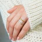 Maiden Art - Personalized Tiny Name Ring: Elegant Customizable Jewelry - 18k Gold, Silver, Rose Gold | Handcrafted made from high-quality metals - lightweight, comfortable-Size (3-10)-Perfect for Loved Ones & Yourself - ring - British D'sire