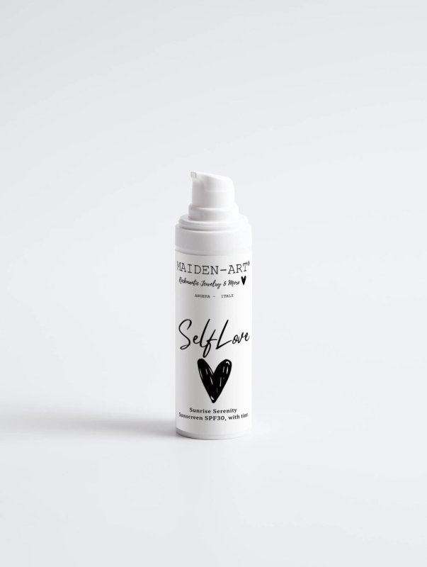 Maiden Art - Sunrise Serenity Tinted Sunscreen SPF30–30ml With Zinc Oxide, Raspberry Seed Oil, Sea Buckthorn & Hyaluronic Acid No White Cast, Lightweight & Skin-Tone Enhancing For a Radiant Healthy Glow-Perfect for Normal to Dry Skin - Sunscreen SPF30, with tint - British D'sire