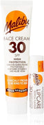 Malibu Duo Pack Sun Protection Face Cream and Lip Balm SPF 30 Water Resistant - British D'sire