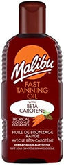 Malibu Fast Tanning Oil With Beta Carotene And Vitamin E 200ml - British D'sire