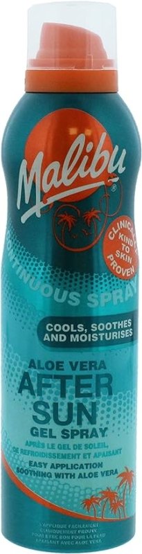 Malibu Sun Soothing Moisturising After Sun Continuous Gel Spray, 175ml - British D'sire Main image