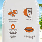 Malibu Sun SPF 30 Lip Balm Sunscreen, Watermelon, Mint and Vanilla, 3 x 5g - British D'sire