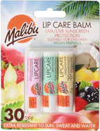 Malibu Sun SPF 30 Lip Balm Sunscreen, Watermelon, Mint and Vanilla, 3 x 5g - British D'sire