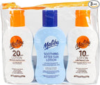 Malibu Sun Travel Essentials with Sun Cream Protection and After Sun Lotion, SPF 10 and 20, Multipack, 3 x 100ml - British D'sire