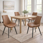 Malmo Tan Dining Chair - Chairs - British D'sire