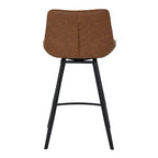 Malmo Tan Swivel Bar Stool for Home Interiors - Seating - British D'sire